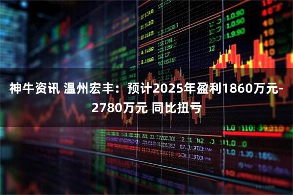 神牛资讯 温州宏丰：预计2025年盈利1860万元-2780万元 同比扭亏